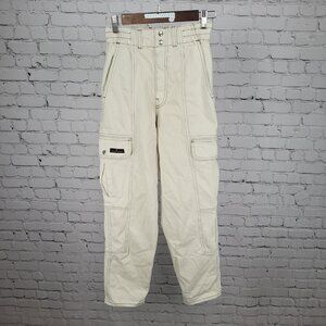 BDG Urban Outfitters Ivory Relaxed Skate Jean High Rise Cargo 25 (25x30)